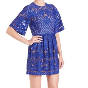 Blue Lace BCBG Max Azria Jillyan Dress